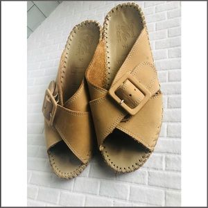 Natural Sport Leather sandals
